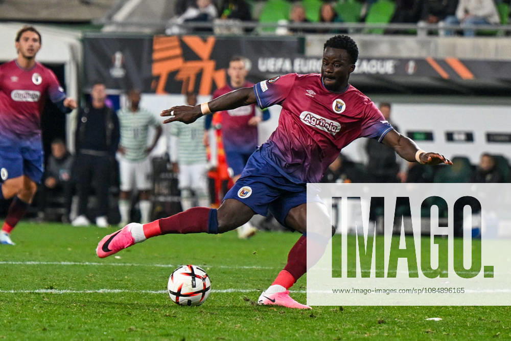 IPA90045858 - Alejandro Alfaro (SCU Torreense) during the UEFA Europa League, Matchday 3, between Ferencvaros T.C. and SCU Torreense on October 22, 2026, at Ferencvaros Stadion in Budapest, Hungary