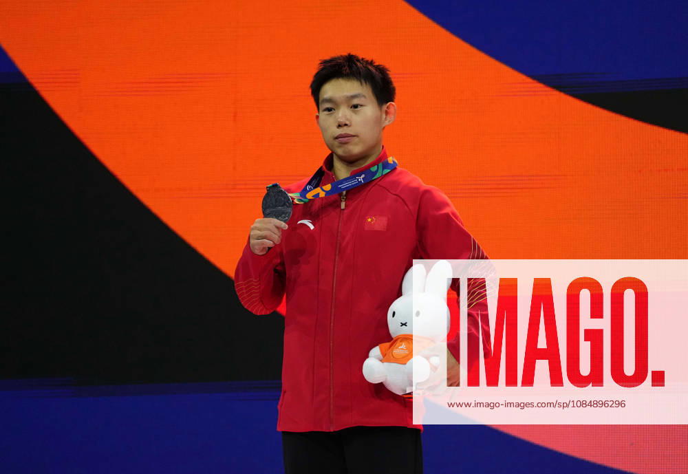 Haonan Yang wins silver in the men’s all-around final during the artistic gymnastics competition on Day 6 of the World Championships at Ahoy in Rotterdam, Netherlands, on October 22, 2026. DeFodi Images