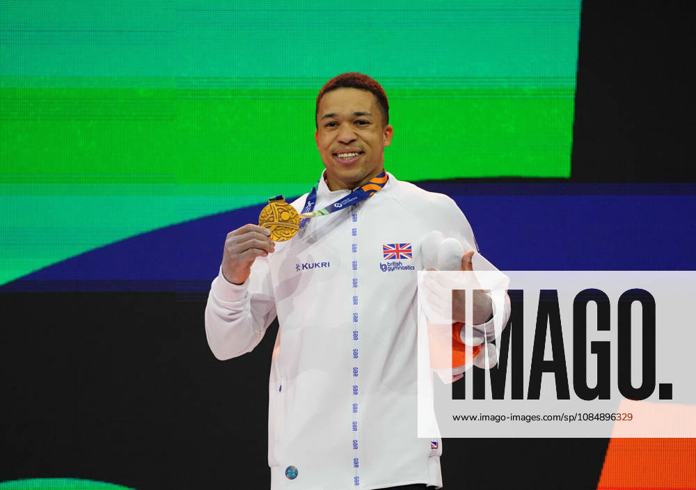 Joe Fraser wins bronze in the Men’s All-Around Final during the Artistic Gymnastics competition on Day 6 of the World Championships at Ahoy in Rotterdam, Netherlands, on October 22, 2026. DeFodi Images