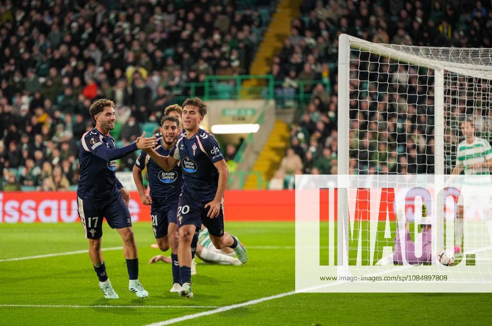 Javi Rodriguez of Celta Vigo celebrates scoring to tie the game 1-1 Celtic v Celta Vigo, UEFA Europa League, Football, Celtic Park, Glasgow, Scotland, UK - 22 Oct 2026Glasgow Celtic Park Scotland United Kingdom