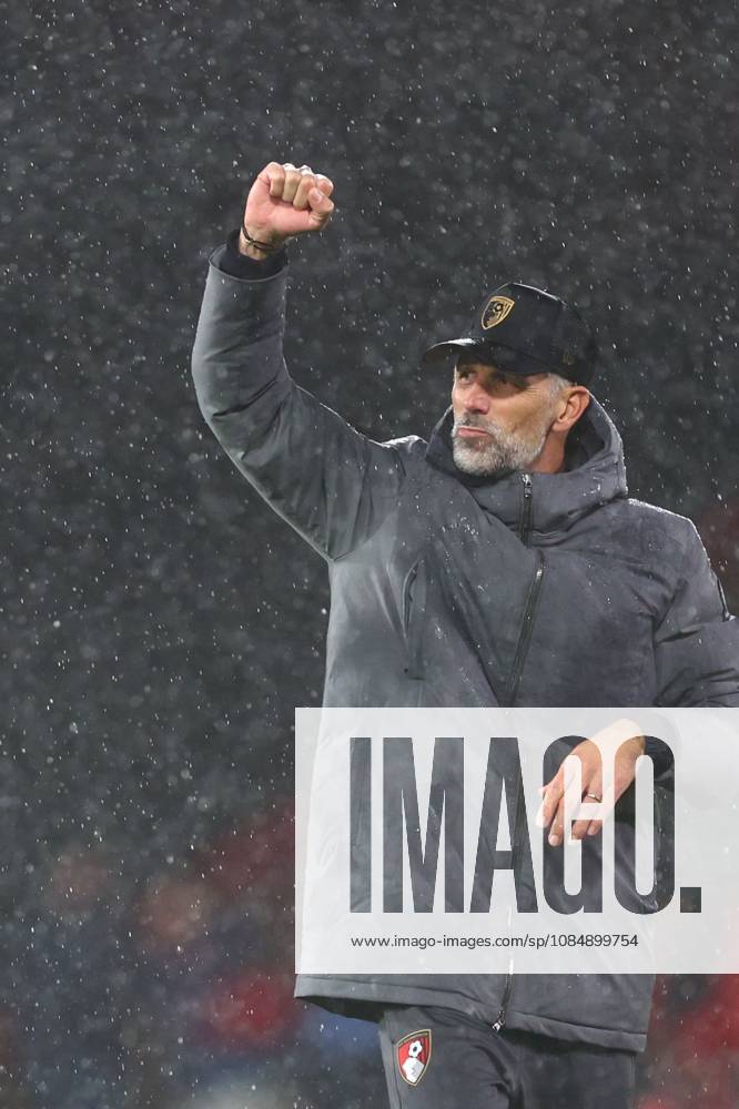AFC Bournemouth Manager Marco Rose celebrates after the full time whistle AFC Bournemouth v AC Milan, UEFA Europa League, Football, Vitality Stadium, Bournemouth, UK - 22 Oct 2026Bournemouth Vitality Stadium United Kingdom