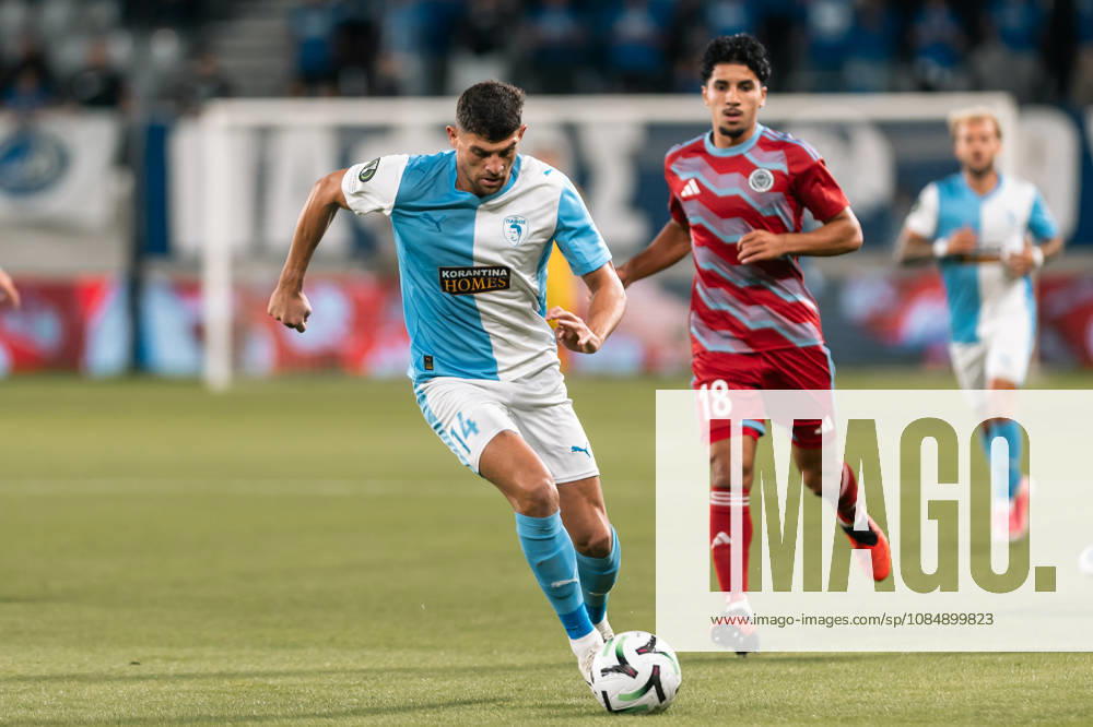 NICHOLAS IOANNOU 14 of Pafos in action during the Conference League Matchday 2 game between Pafos and Riga at Alpha Mega Stadium in Kolossi,Limassol,Cyprus on 22 of October 2026. Limassol CYPRUS - ZUMAk195 20261022_znp_k195_043