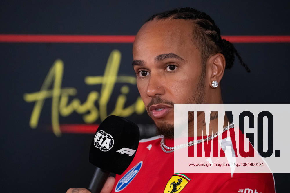 AUSTIN, UNITED STATES, OCT 22: Lewis Hamilton of Great Britain and Scuderia Ferrari HP in the Drivers press conference, PK, Pressekonferenz during previews ahead of the F1 Grand Prix of United States at Circuit of The Americas on October 22, 2026 in Austin, Texas (photo by Richard Callis SPP)