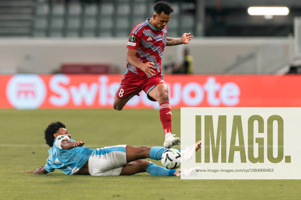 IAGO SIQUEIRA 8 of Riga in action during the Conference League Matchday 2 game between Pafos and Riga at Alpha Mega Stadium in Kolossi,Limassol,Cyprus on 22 of October 2026. Limassol CYPRUS - ZUMAk195 20261022_znp_k195_050