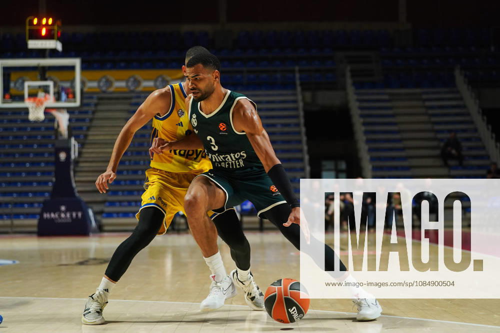 20261022, Belgrade, Serbia - Maccabi Rapyd Tel Aviv and Real Madrid play a EuroLeague regular season basketball game at the Aleksandar Nikolic Hall. LUWAWU-CABARROT TIMOTHE in action during the game. Belgrade Serbia - ZUMAd223 20261022_zip_d223_046