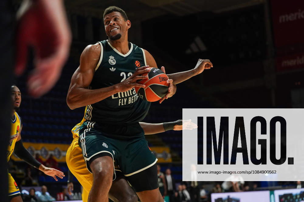 20261022, Belgrade, Serbia - Maccabi Rapyd Tel Aviv and Real Madrid play a EuroLeague regular season basketball game at the Aleksandar Nikolic Hall. TAVARES WALTER in action during the game. Belgrade Serbia - ZUMAd223 20261022_zip_d223_055