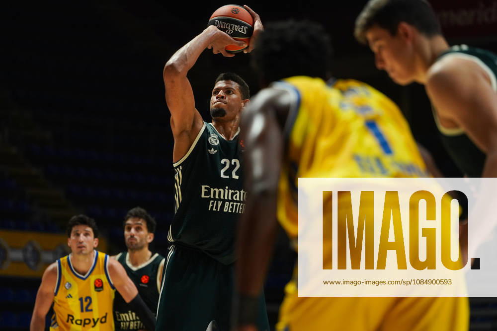 20261022, Belgrade, Serbia - Maccabi Rapyd Tel Aviv and Real Madrid play a EuroLeague regular season basketball game at the Aleksandar Nikolic Hall. TAVARES WALTER in action during the game. EuroLeague 2026 27: Maccabi Rapyd Tel Aviv 99:113 Real Madrid - ZUMAd223 20261022_zip_d223_051