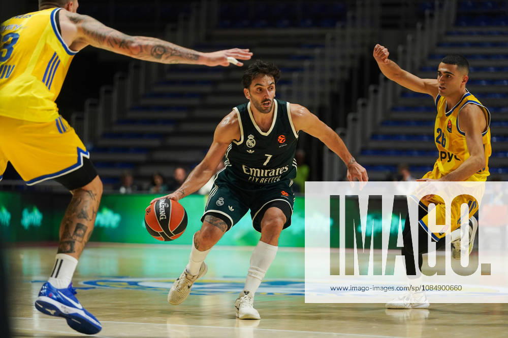 20261022, Belgrade, Serbia - Maccabi Rapyd Tel Aviv and Real Madrid play a EuroLeague regular season basketball game at the Aleksandar Nikolic Hall. CAMPAZZO FACUNDO in action during the game. Belgrade Serbia - ZUMAd223 20261022_zip_d223_064