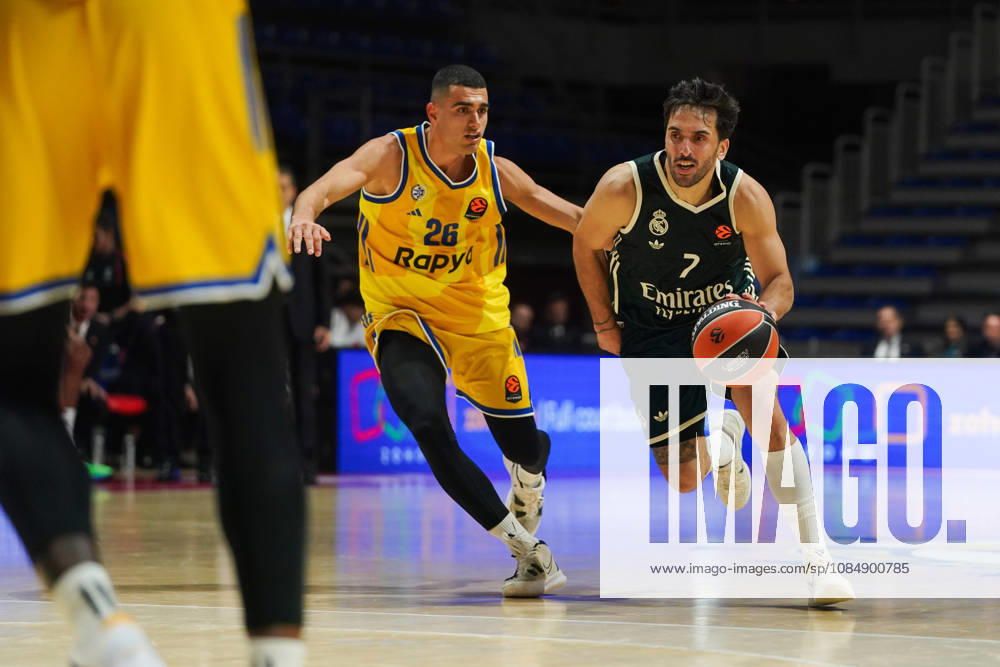 20261022, Belgrade, Serbia - Maccabi Rapyd Tel Aviv and Real Madrid play a EuroLeague regular season basketball game at the Aleksandar Nikolic Hall. CAMPAZZO FACUNDO in action during the game. Belgrade Serbia - ZUMAd223 20261022_zip_d223_073