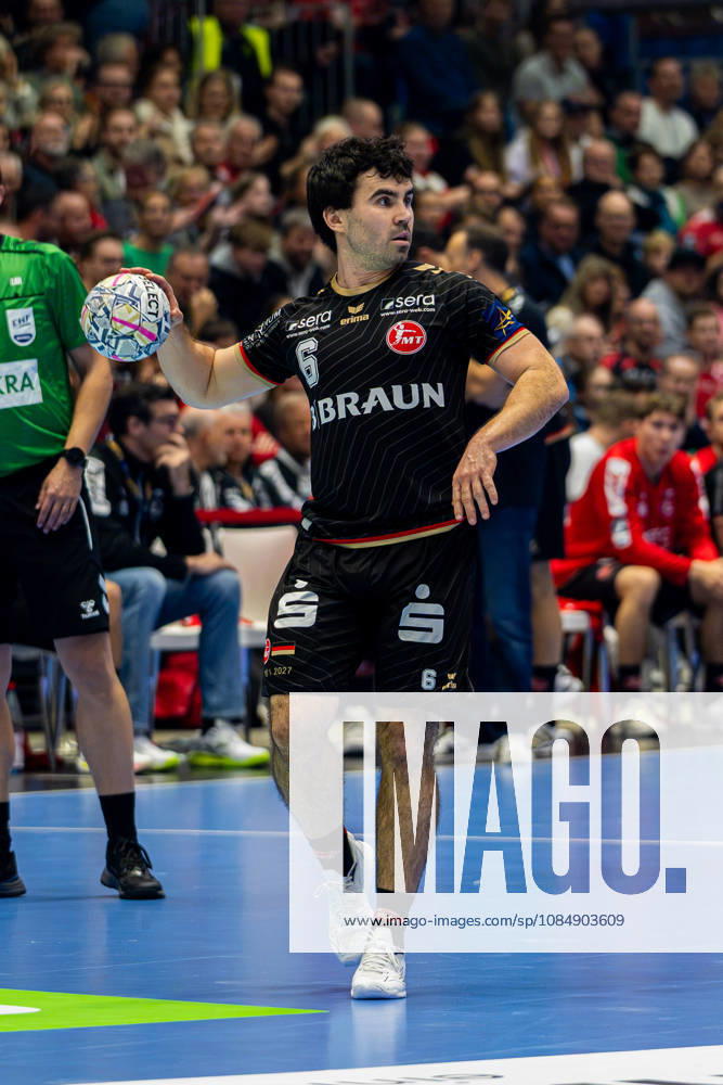 EHF Champions League 2026–2027 Group Stage Group B Match 5 MT Melsungen vs. Orlen Wisla Plock Pictured: Erik Balenciaga MT Rothenbach Halle, Hesse