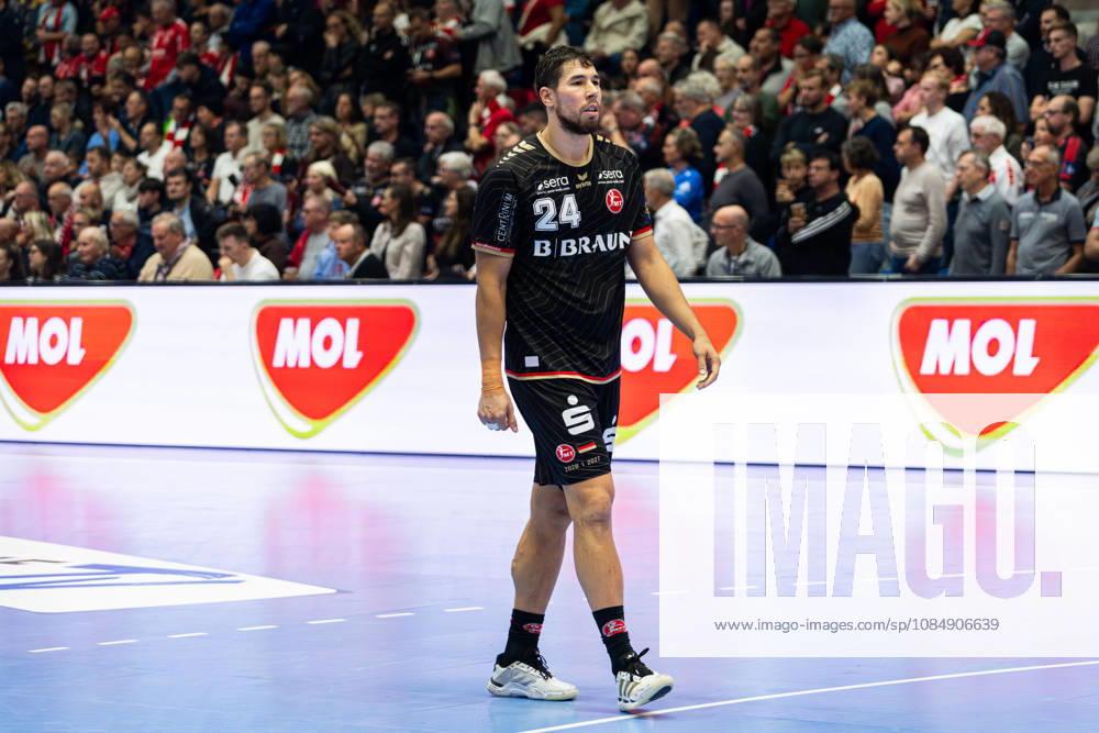 EHF Champions League 2026–2027 Group Stage Group B Match 5 MT Melsungen vs. Orlen Wisla Plock Pictured: Daniel Dujshebaev MT Rothenbach Halle, Hesse