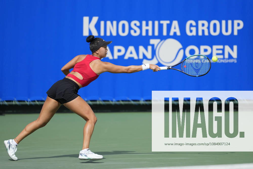 WTA, Tennis Damen Kinoshita Group Japan Open - Day 5 Ann Li of the United States plays during her quarterfinal match against Lilli Tagger of Austria at the 2026 Kinoshita Group Japan Open Women s tennis tournament at Utsubo Tennis Center in Osaka, Japan, on October 23, 2026. Osaka Japan
