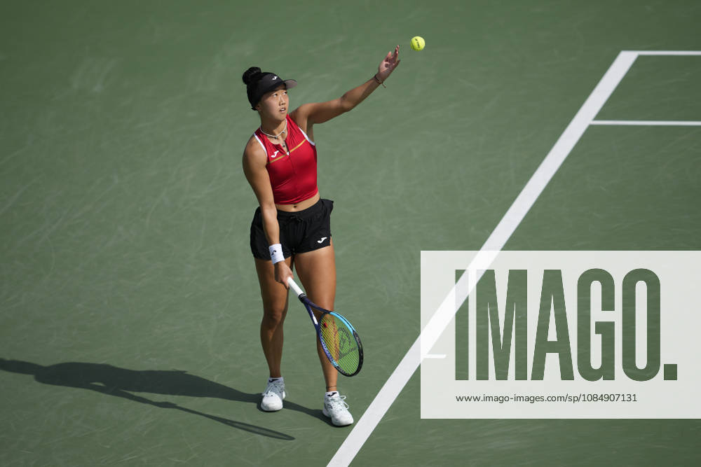 WTA, Tennis Damen Kinoshita Group Japan Open - Day 5 Ann Li of the United States plays during her quarterfinal match against Lilli Tagger of Austria at the 2026 Kinoshita Group Japan Open Women s tennis tournament at Utsubo Tennis Center in Osaka, Japan, on October 23, 2026. Osaka Japan