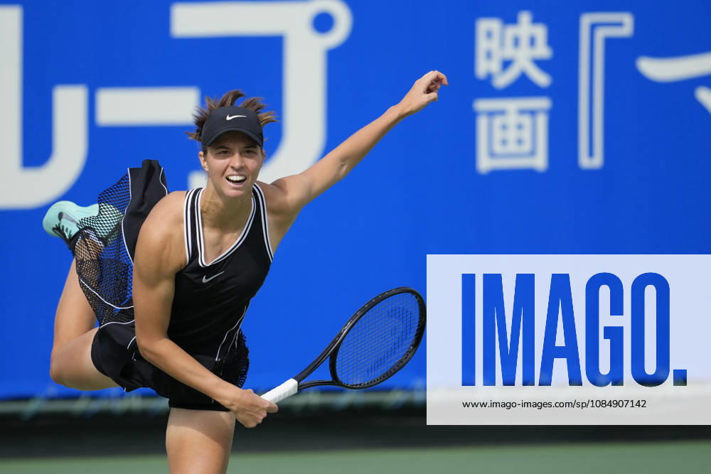 WTA, Tennis Damen Kinoshita Group Japan Open - Day 5 Lilli Tagger of Austria plays during her quarterfinal match against Ann Li of the United States at the 2026 Kinoshita Group Japan Open Women s tennis tournament at Utsubo Tennis Center in Osaka, Japan, on October 23, 2026. Osaka Japan