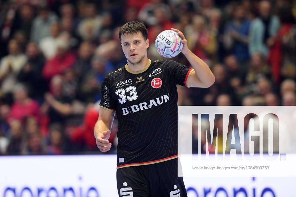 Aaron Mensing, MT Melsungen 33, GER, MT Melsungen vs. Orlen Wisla Plock, POL, Handball, Men s Champions League, Group Matches, 2026–2027 Season, October 22, 2026, GER, MT Melsungen vs. Orlen Wisla Plock, Men s Champions League, Group Match, 2026–2027 Season, October 22, 2026, Kassel