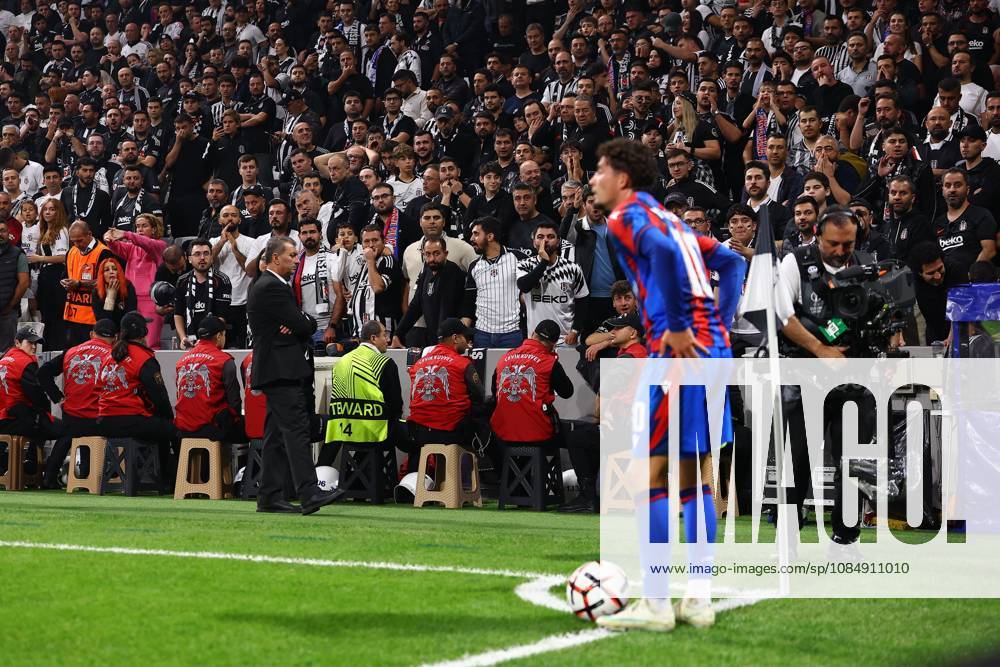 Besiktas fans shout at Yeremy Pino of Crystal Palace Besiktas v Crystal Palace, UEFA Europa League, Football, Tupras Stadium, Istanbul, Turkey - 22 Oct 2026Istanbul Tupras Stadium Turkey