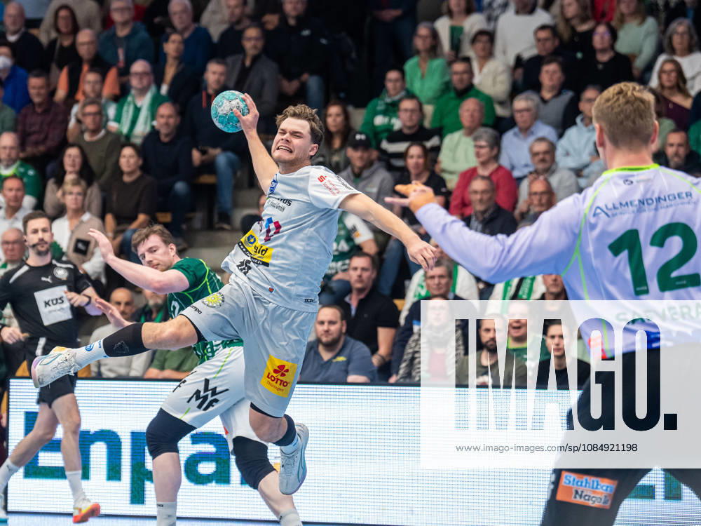 David More, ThSV Eisenach, No. 15 on a fast break, Frisch Auf Goeppingen vs. ThSV Eisenach, Handball, 1st Bundesliga, Men, 2026–2027 season, October 23, 2026, Frisch Auf Göppingen vs. ThSV Eisenach, Handball, 1st Bundesliga, Men, 2026–2027 season, October 23, 2026, Göppingen