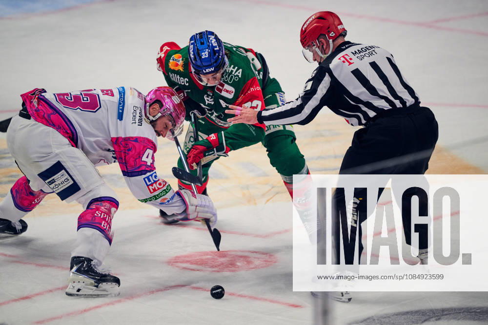 Andreas Eder, Eisbären Berlin, 43; Tim Wohlgemuth, Augsburger Panther, 33; GER; Eisbären Berlin vs. Augsburger Panther; Men s Ice Hockey; German Ice Hockey League (DEL), 2026–27 season, Matchday 11, October 23, 2026, GER, Eisbären Berlin vs. Augsburger Panther, Men s Ice Hockey, German Ice Hockey League (DEL), 2026–27 Season, Matchday 11, Berlin