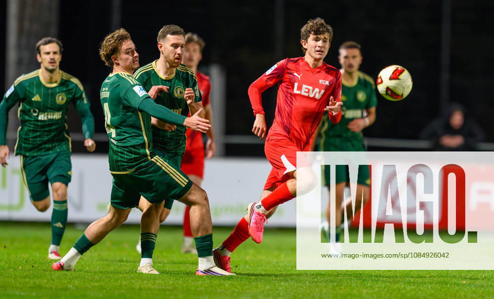 Soccer Season 2026–2027 Bavarian Regional League Matchday 04 SC Eltersdorf vs. SCE Quecken vs. FC Memmingen vs. FCM Korbinian Stütz 4, SC Eltersdorf Robin Renner 27, SC Eltersdorf Michael Bergmann 15, FC Memmingen, right