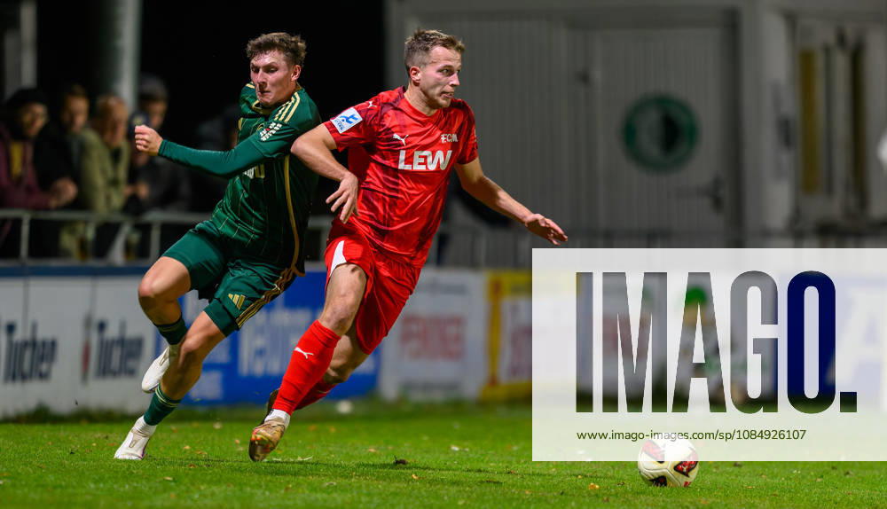 Soccer Season 2026–2027 Bavarian Regional League Matchday 04 SC Eltersdorf vs. SCE Quecken FC Memmingen FCM Marco Niedermayer 16, SC Eltersdorf Pascal Maier 7, FC Memmingen, right