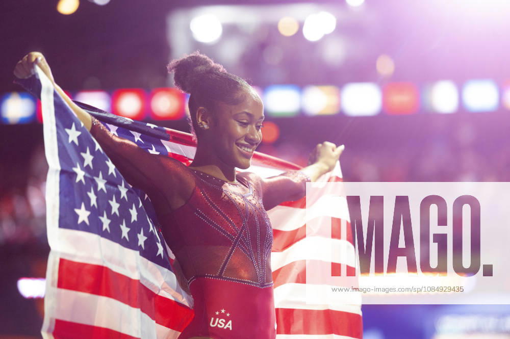 Rotterdam The Netherlands 23rd October 2026 World Championships artistic gymnastics. Womens allround competition Skye Blakely (USA) wins gold