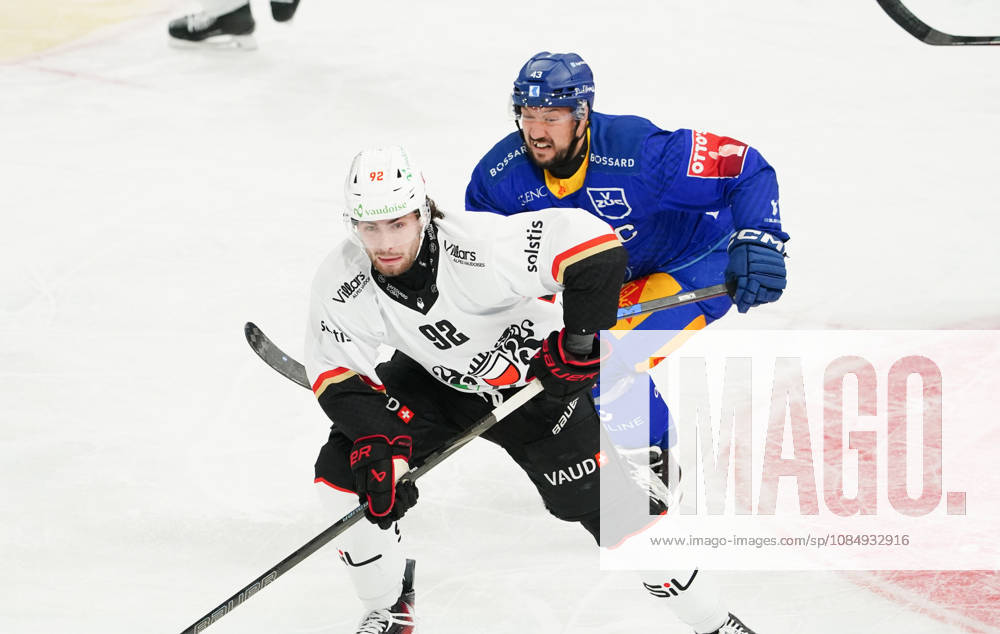 Zug, Switzerland, Men s Ice Hockey, 2026–2027 Season, EV Zug vs. HC Lausanne, Photo by Tom Vidal, Lausanne HC vs. Jan Kovar, EV Zug, Reaction, Face-off