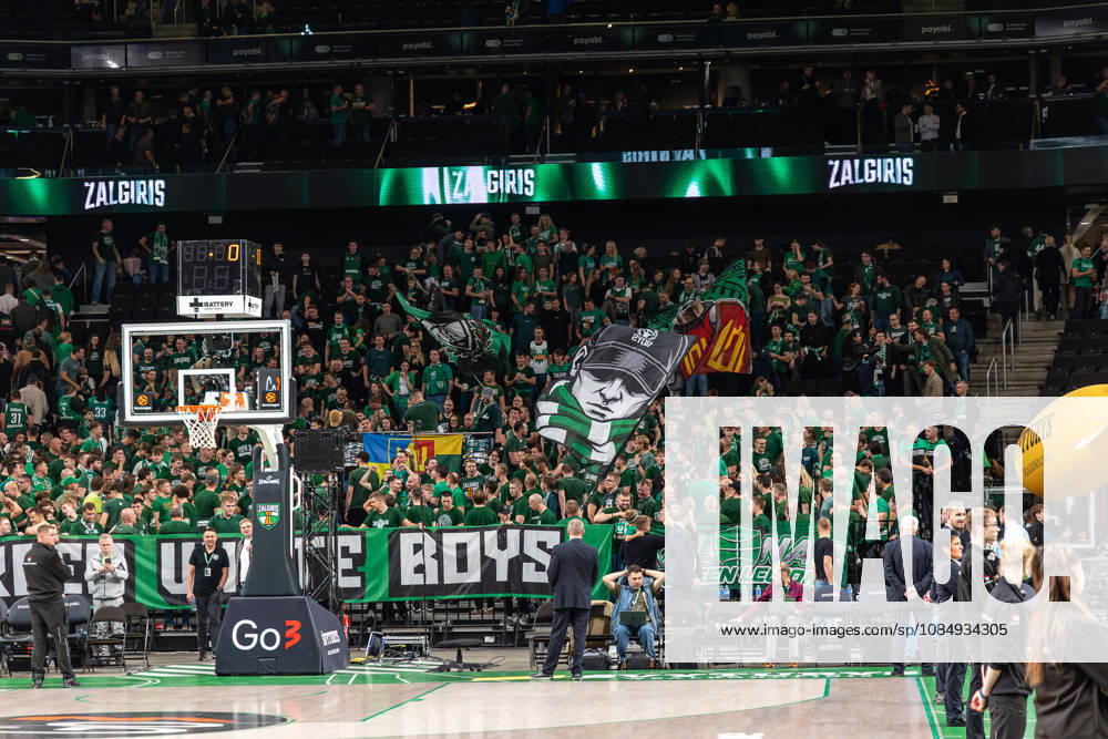 Zalgiris Kaunas vs LDLC ASVEL Villeurbanne - EuroLeague The atmosphere after the EuroLeague basketball match between Zalgiris Kaunas and LDLC ASVEL Villeurbanne at Zalgiris Arena in Kaunas, Lithuania, on October 23, 2026. Kaunas Kaunas Lithuania