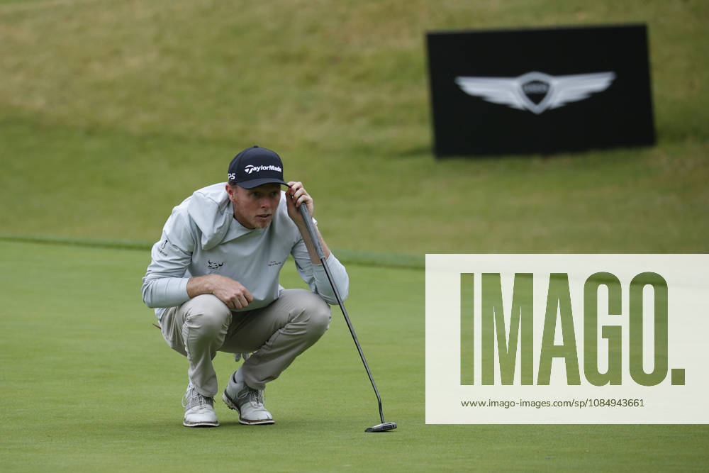 Oct 24, 2026-Cheonan, South Korea-Ryggs JOHNSTON of United States action on 17th green during a DP World Tour Genesis Championship at Woo Jeong hills CC in Cheonan, South Korea. Cheonan SOUTH KOREA - ZUMAr168 20261024_aap_r168_041