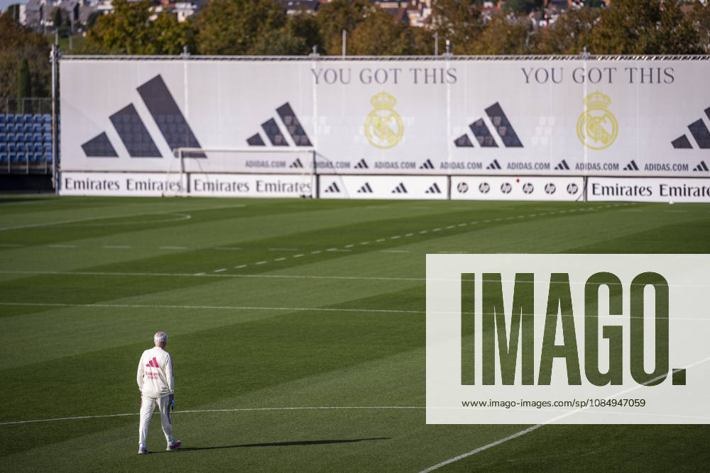 Real Madrid Training Session and press conference, PK, Pressekonferenz Jose Mourinho, head coach of Real Madrid CF, is seen walking away during the training session ahead of the LaLiga EA Sports match against FC Barcelona, Barca at Ciudad Real Madrid on October 24, 2026 in Valdebebas, Spain. Valdebebas Ciudad Real Madrid Madrid Spain