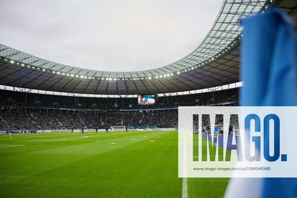 Scene from the Olympic Stadium in Berlin, Hertha BSC Berlin, GER, Hertha BSC vs. Arminia Bielefeld, 2. Bundesliga, 2026–27 season, Matchday 9, October 24, 2026 DFL regulations prohibit any use of photographs as image sequences and or quasi-video GER, Hertha BSC vs. Arminia Bielefeld, 2. Bundesliga, 2026–27 season, Matchday 9, October 24, 2026, Berlin