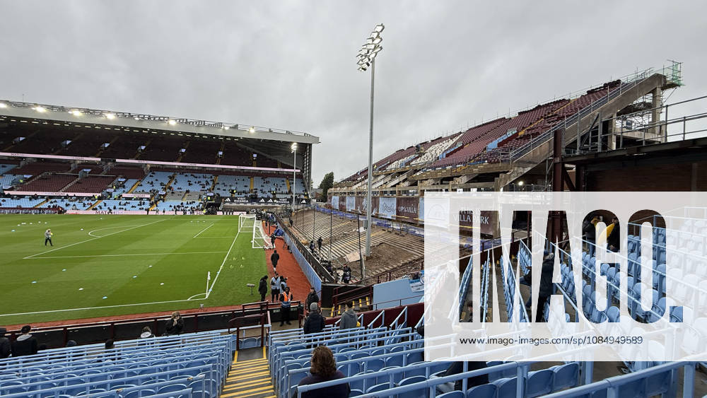 General view of the rebuilding of The North Stand at the Aston Villa v Manchester City EPL match, at Villa Park, Birmingham, UK on 24th October, 2026.