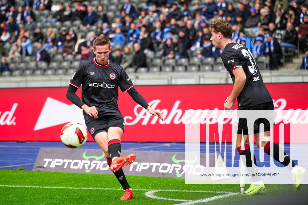Marius Woerl, Arminia Bielefeld, 38, GER, Hertha BSC vs. Arminia Bielefeld, 2. Bundesliga, 2026–27 season, Matchday 9, October 24, 2026 DFL regulations prohibit any use of photographs as image sequences and or quasi-video GER, Hertha BSC vs. Arminia Bielefeld, 2. Bundesliga, 2026–27 season, Matchday 9, October 24, 2026, Berlin