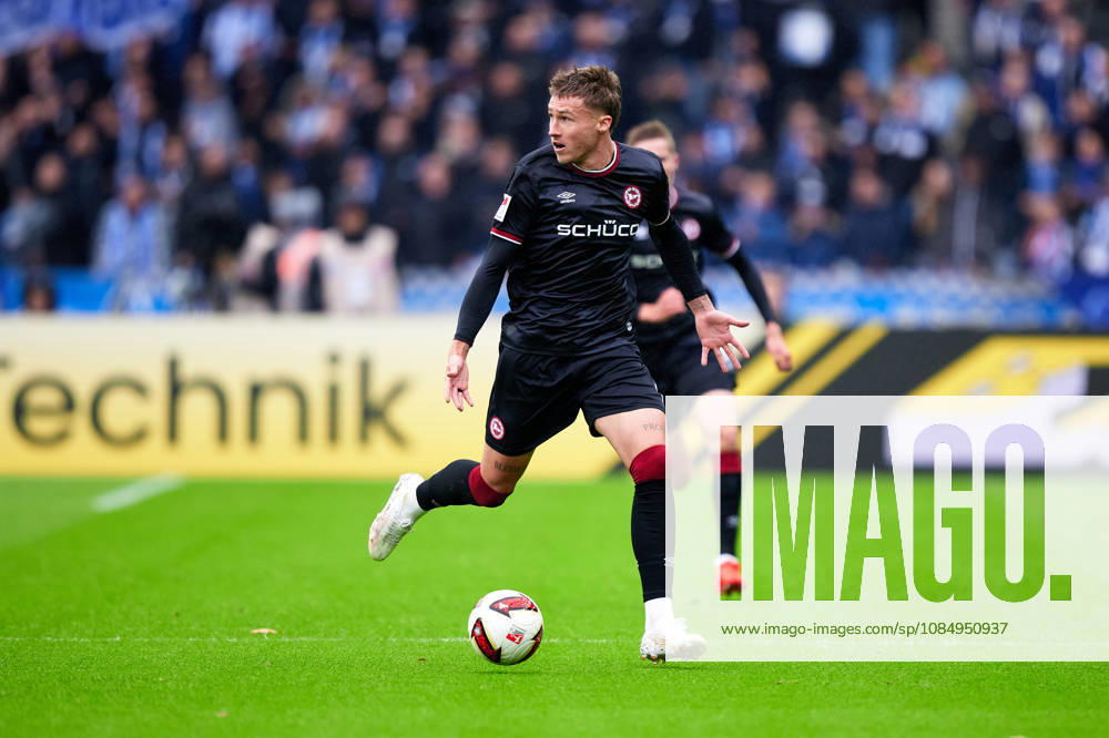 Joel Grodowski, Arminia Bielefeld, 11, GER, Hertha BSC vs. Arminia Bielefeld, 2. Bundesliga, 2026–27 season, Matchday 9, October 24, 2026 DFL regulations prohibit any use of photographs as image sequences and or quasi-video GER, Hertha BSC vs. Arminia Bielefeld, 2. Bundesliga, 2026–27 season, Matchday 9, October 24, 2026, Berlin