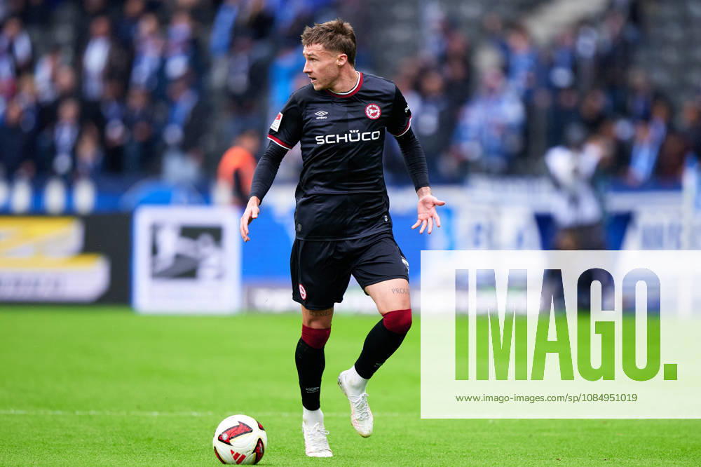 Joel Grodowski, Arminia Bielefeld, 11, GER, Hertha BSC vs. Arminia Bielefeld, 2. Bundesliga, 2026–27 season, Matchday 9, October 24, 2026 DFL regulations prohibit any use of photographs as image sequences and or quasi-video GER, Hertha BSC vs. Arminia Bielefeld, 2. Bundesliga, 2026–27 season, Matchday 9, October 24, 2026, Berlin