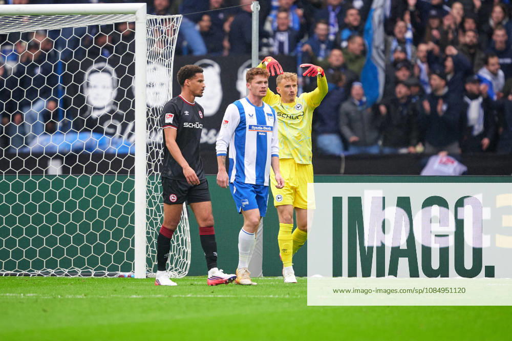 Jonas Kersken Arminia Bielefeld, 01, GER, Hertha BSC vs. Arminia Bielefeld, 2. Bundesliga, 2026–27 season, Matchday 9, October 24, 2026 DFL regulations prohibit any use of photographs as image sequences and or quasi-video GER, Hertha BSC vs. Arminia Bielefeld, 2. Bundesliga, 2026–27 season, Matchday 9, October 24, 2026, Berlin