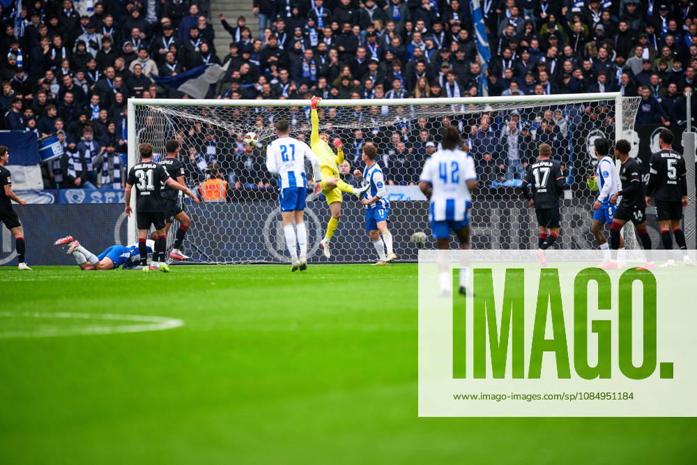Jonas Kersken, Arminia Bielefeld, 01, GER, Hertha BSC vs. Arminia Bielefeld, 2. Bundesliga, 2026–27 season, Matchday 9, October 24, 2026 DFL regulations prohibit any use of photographs as image sequences and or quasi-video GER, Hertha BSC vs. Arminia Bielefeld, 2. Bundesliga, 2026–27 season, Matchday 9, October 24, 2026, Berlin