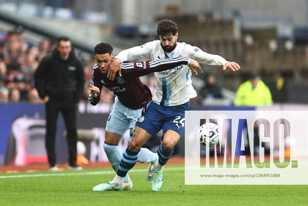 Alysson of Aston Villa and Josko Gvardiol of Manchester City Aston Villa v Manchester City, Premier League, Football, Villa Park, Birmingham, UK - 24 Oct 2026Birmingham Villa Park United Kingdom