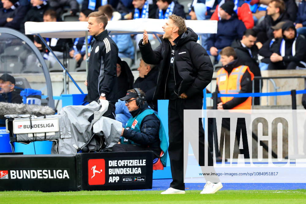 Germany, Soccer, 2. Bundesliga, Matchday 9, 2026–2027 Season, Berlin Olympic Stadium, Hertha BSC vs. Arminia Bielefeld Head Coach Oliver Kirch Arminia Bielefeld 2. Bundesliga DFB DFL regulations prohibit any use of photographs as image sequences and or quasi-video nordphoto GmbH Engler Berlin Berlin Olympic Stadium Berlin, Germany