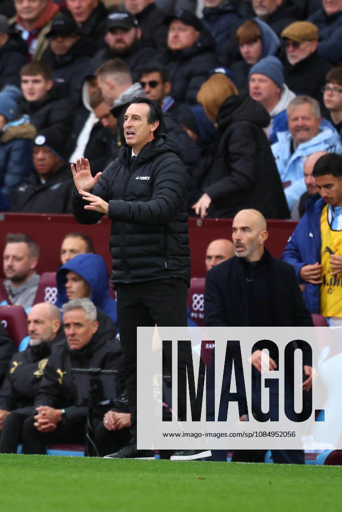 Aston Villa FC v Manchester City - Premier League 2026 27 Unai Emery, Manager of Aston Villa and Enzo Maresca, Manager of Manchester City on the side line during the Premier League 2026 27 match between Aston Villa FC and Manchester City at Villa Park on October 24, 2026 in Birmingham, England. WARNING! This Photograph May Only Be Used For Newspaper And Or Magazine Editorial Purposes. May Not Be Used For Publications Involving 1 player, 1 Club Or 1 Competition Without Written Authorisation From Football DataCo Ltd. For Any Queries, Please Contact Football DataCo Ltd on +44 (0) 207 864 9121 Birmingham Villa Park England United Kingdom