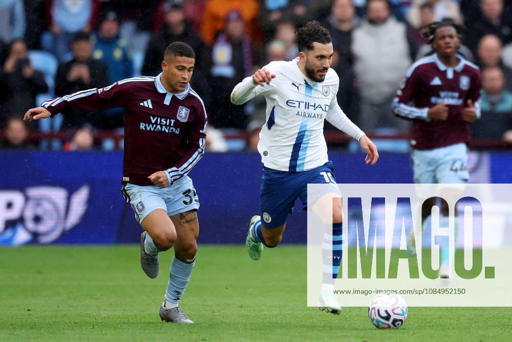 Aston Villa FC v Manchester City - Premier League 2026 27 Joao Gomes of Aston Villa and Rayan Cherki of Manchester City challenge during the Premier League 2026 27 match between Aston Villa FC and Manchester City at Villa Park on October 24, 2026 in Birmingham, England. WARNING! This Photograph May Only Be Used For Newspaper And Or Magazine Editorial Purposes. May Not Be Used For Publications Involving 1 player, 1 Club Or 1 Competition Without Written Authorisation From Football DataCo Ltd. For Any Queries, Please Contact Football DataCo Ltd on +44 (0) 207 864 9121 Birmingham Villa Park England United Kingdom