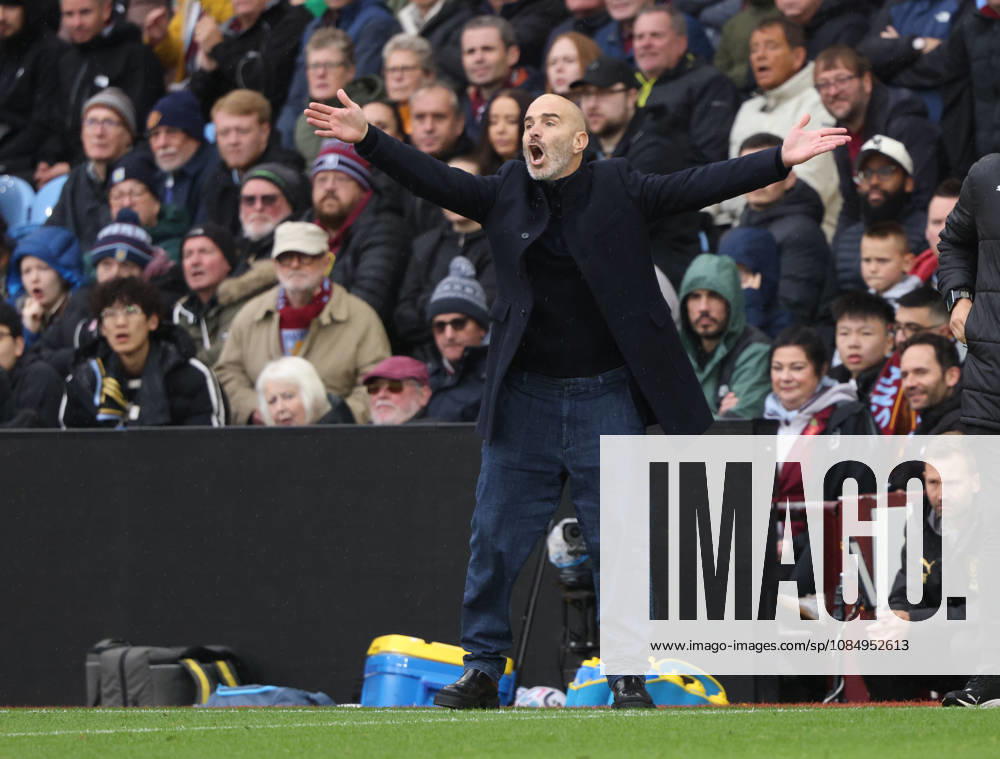 Enzo Maresca (Man City manager) at the Aston Villa v Manchester City EPL match, at Villa Park, Birmingham, UK on 24th October, 2026.