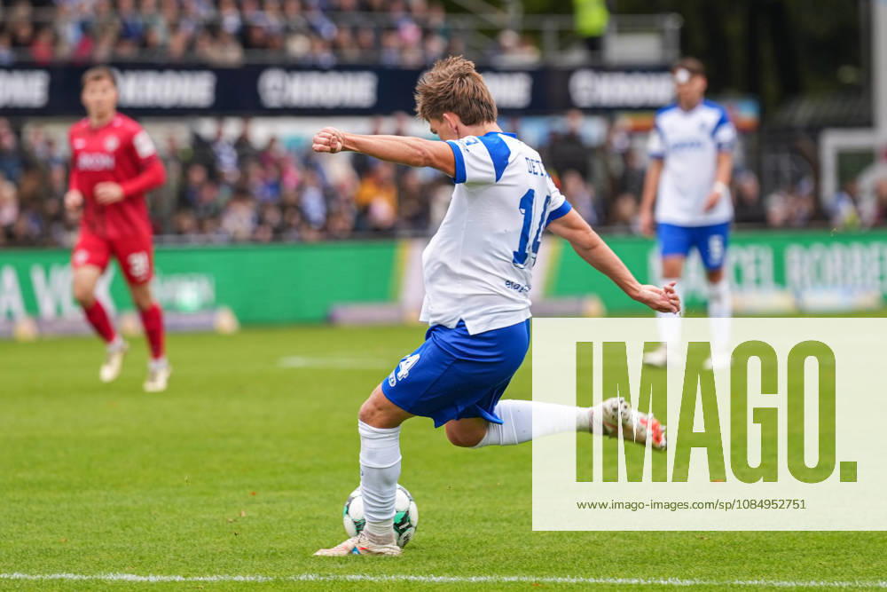 German Soccer, 3rd Division, Matchday 11, Hänsch Arena, Emslandstadion, Meppen, Emsland District, Lower Saxony, SV Meppen vs. FC Würzburger Kickers Thorben Deters SV Meppen, 14
