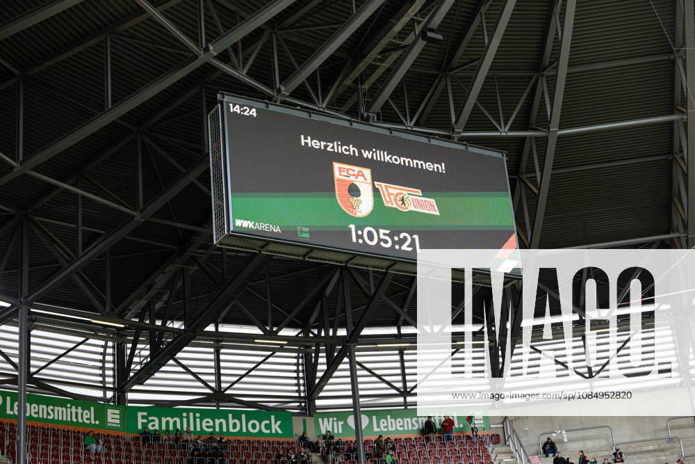 Germany: FC Augsburg vs. Union Berlin, Bundesliga 1, Matchday 7, 2026–27 Season, WWK Arena Augsburg Scoreboard Welcome to Augsburg WWK Arena Bavaria Germany