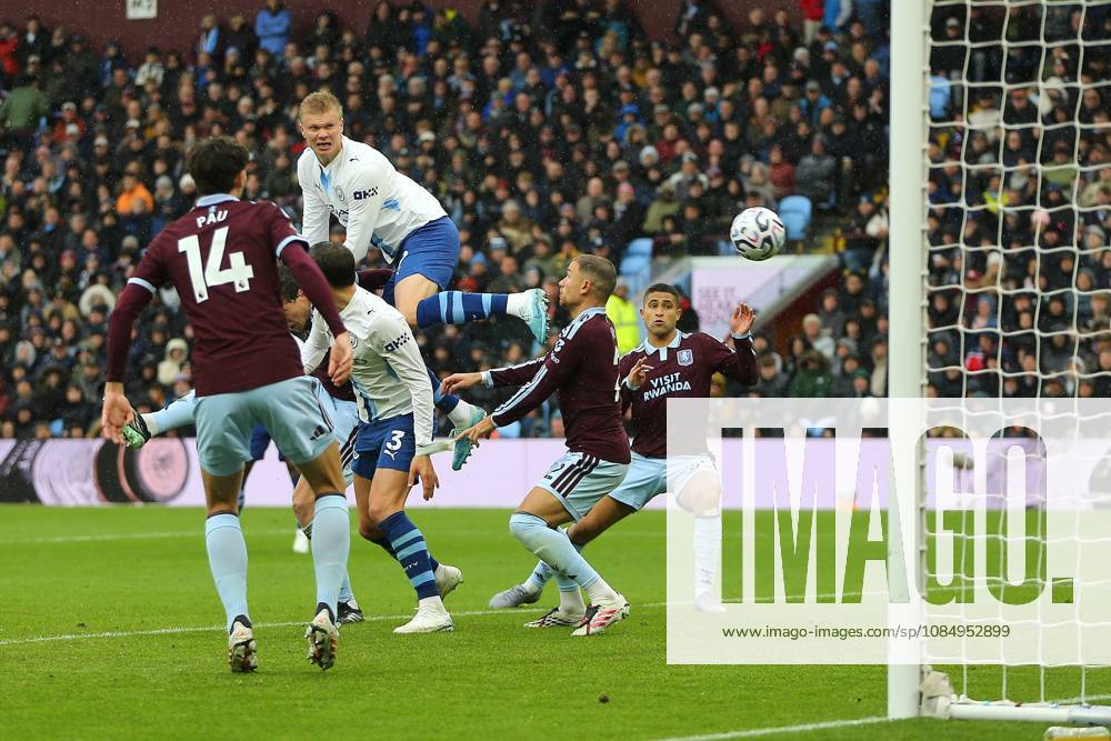 Erling Haaland of Manchester City scores their sides first goal Aston Villa v Manchester City, Premier League, Football, Villa Park, Birmingham, UK - 24 Oct 2026Birmingham Villa Park United Kingdom