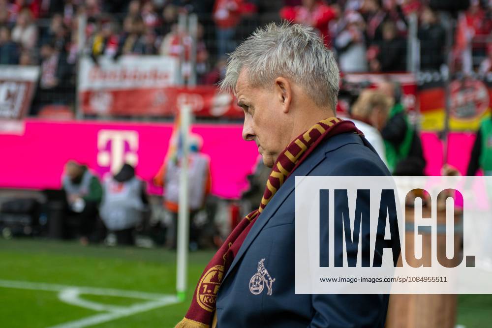 Pierre Littbarski, former FC player, 1. FC Köln vs. FC Schalke 04, soccer, Bundesliga, Matchday 7, October 24, 2026. DFB and DFL regulations prohibit any use of photographs as image sequences and or quasi-video. Cologne, North Rhine-Westphalia, Germany