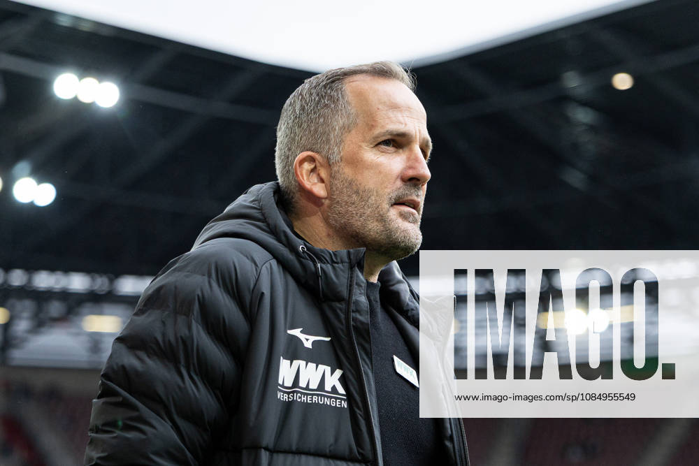 Germany: FC Augsburg vs. Union Berlin, Bundesliga 1, Matchday 7, 2026–27 Season, WWK Arena, Augsburg; Manuel Baum, Coach, FC Augsburg; Portrait photo, portrait, individual shot, portrait, Augsburg, WWK Arena, Bavaria, Germany