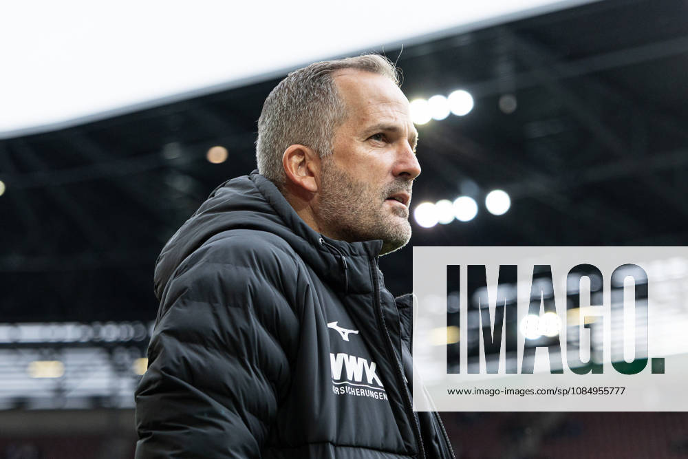 Germany: FC Augsburg vs. Union Berlin, Bundesliga 1, Matchday 7, 2026–27 Season, WWK Arena Augsburg; Manuel Baum, Coach, FC Augsburg; Portrait photo, portrait, individual shot, portrait; Augsburg, WWK Arena, Bavaria, Germany
