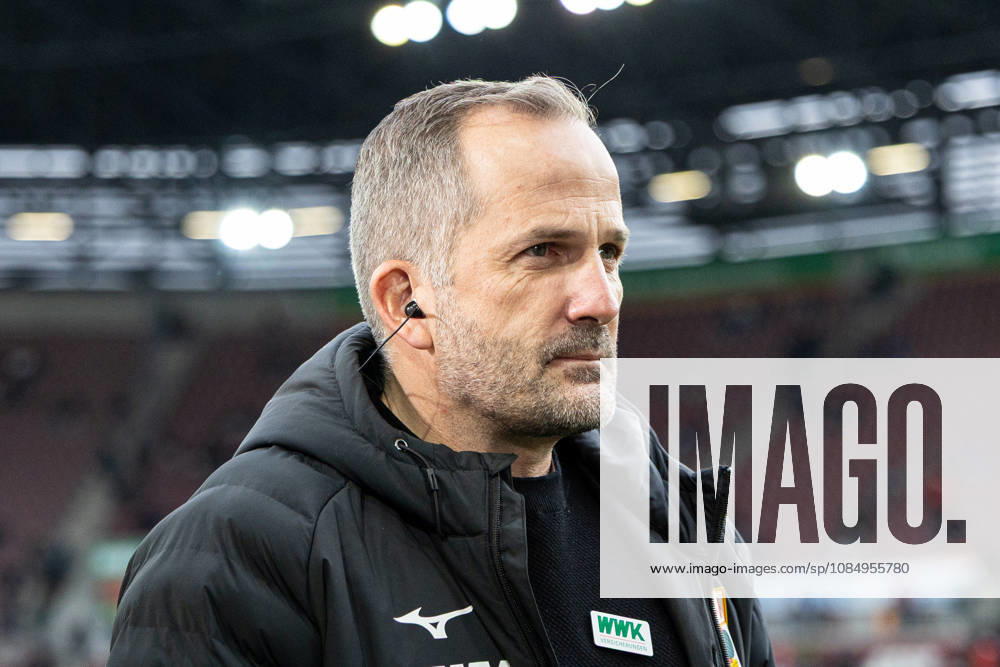 Germany: FC Augsburg vs. Union Berlin, Bundesliga 1, Matchday 7, 2026–27 Season, WWK Arena Augsburg; Manuel Baum, Coach, FC Augsburg; Portrait photo, portrait, individual shot, portrait; Augsburg, WWK Arena, Bavaria, Germany