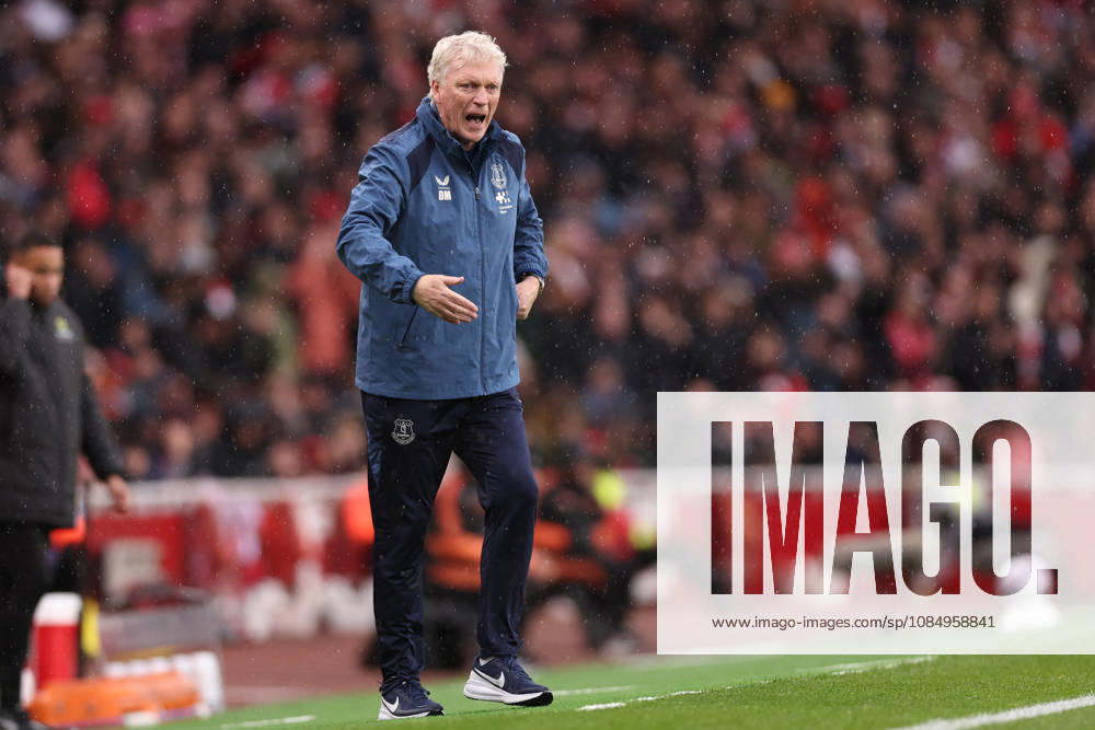 London, England, 24th October 2026. David Moyes head coach of Everton during the Arsenal vs Everton Premier League match at the Emirates Stadium, London. Picture credit should read: David Klein Sportimage . SPI_010_DK_Arsenal_Everton SPI-5095-0010