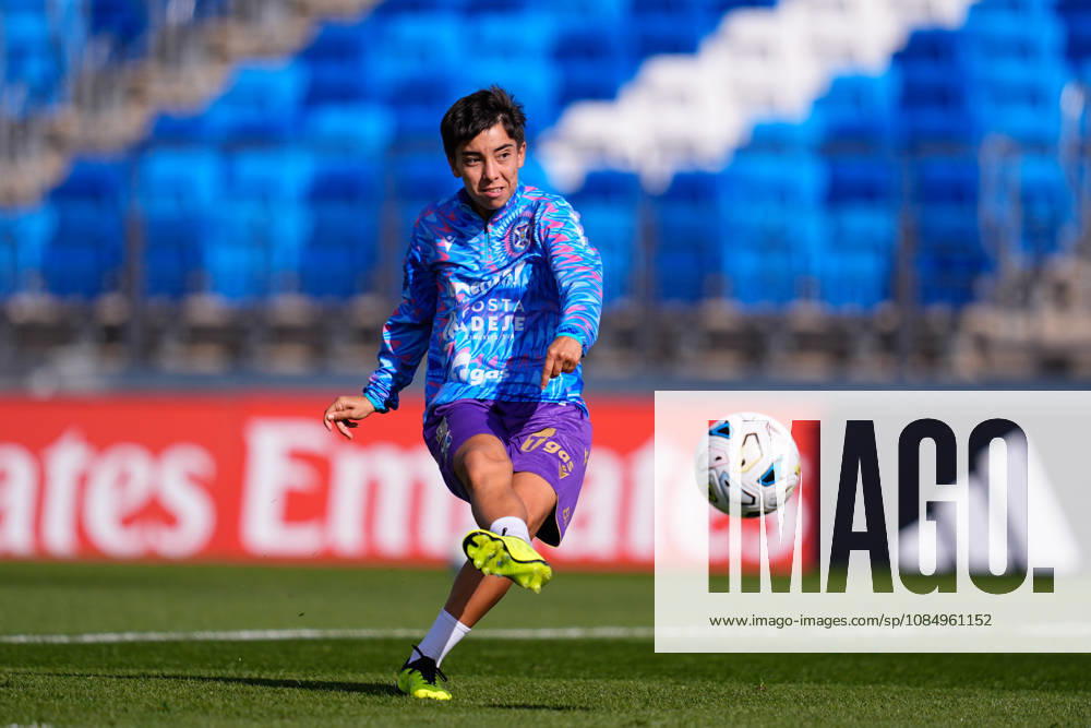 Annahita Le Loc h Zamanian Bakhtiari of Costa Adeje Tenerife warms up during the Spanish Women League, Liga F, football match between Real Madrid and CD Costa de Adeje Tenerife at Alfredo Di Stefano stadium on October 24, 2026, in Valdebebas, Madrid, Spain. Valdebebas Spain - ZUMAa181 20261024_zaa_a181_173